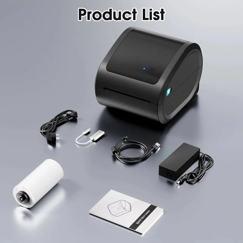 4x6 Wireless Shipping Label Printer Thermal Laptop Printer with Barcode