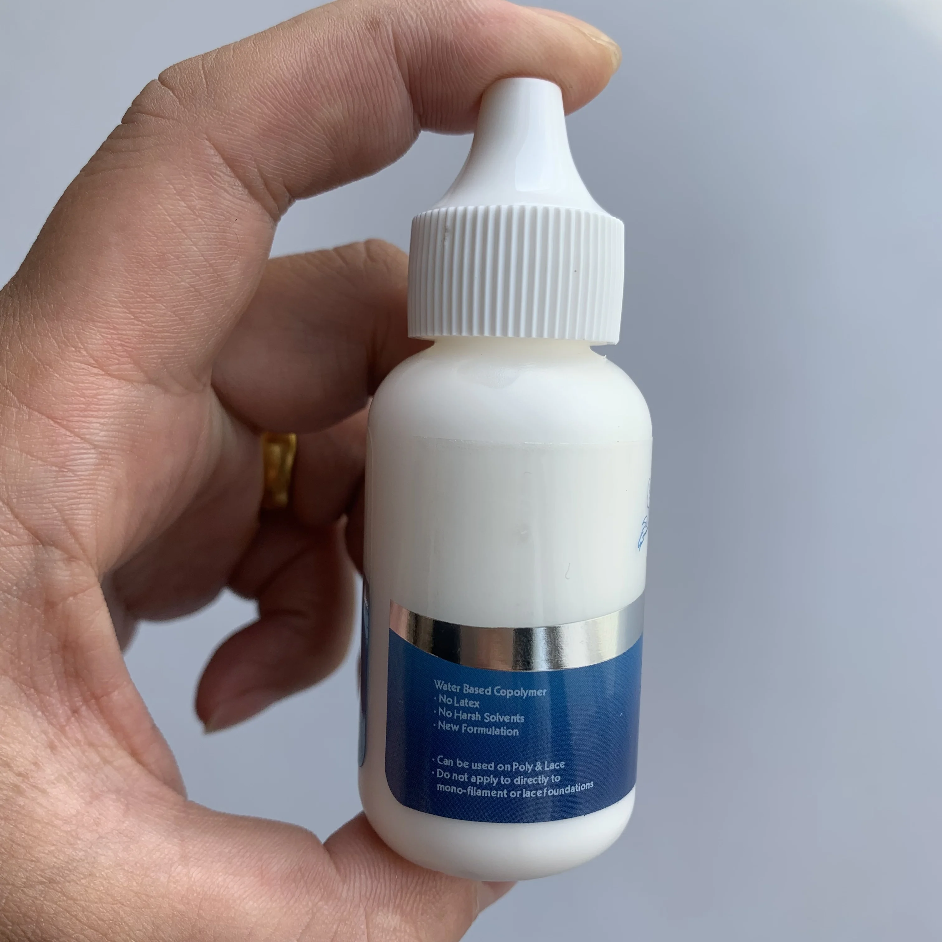 38ml wodoodporny klej do włosów klej do peruk do koronkowej peruki/przodu/peruki/zamknięcie/przedłużanie włosów i usuwania Super klejący klej