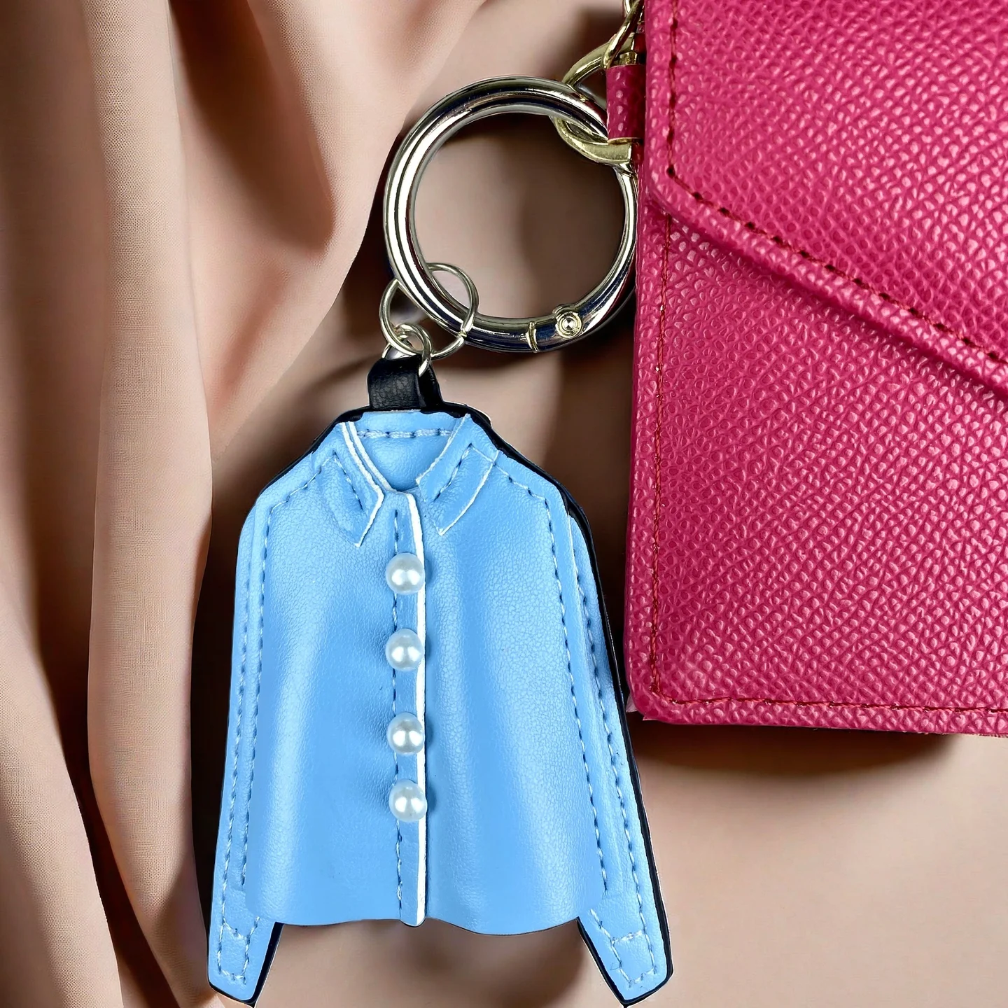 مجموعة سحر الحقائب المصنوعة من جلد البولي يوريثان اللطيفة - مزيج ومطابقة من الأحذية والقبعة والقميص لأسلوبك الفريد | إكسسوارات ممتعة ومرحة لجميع حجم الحقيبة #4