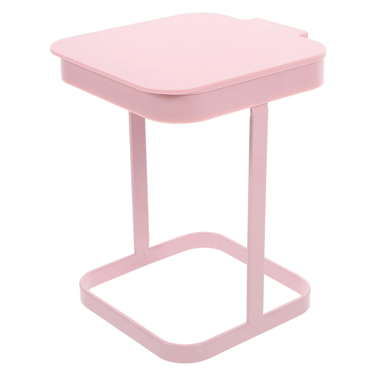 

Mini Trash Can Small Countertop Garbage Bag Holder Compact Kitchen Waste Organizer Metal Dishcloth Storage Rack Home Office