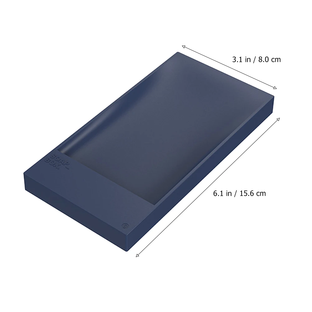 2 قطعة صندوق صابون صينية حامل حمام إبداعي خالي من الأظافر-السفر #4