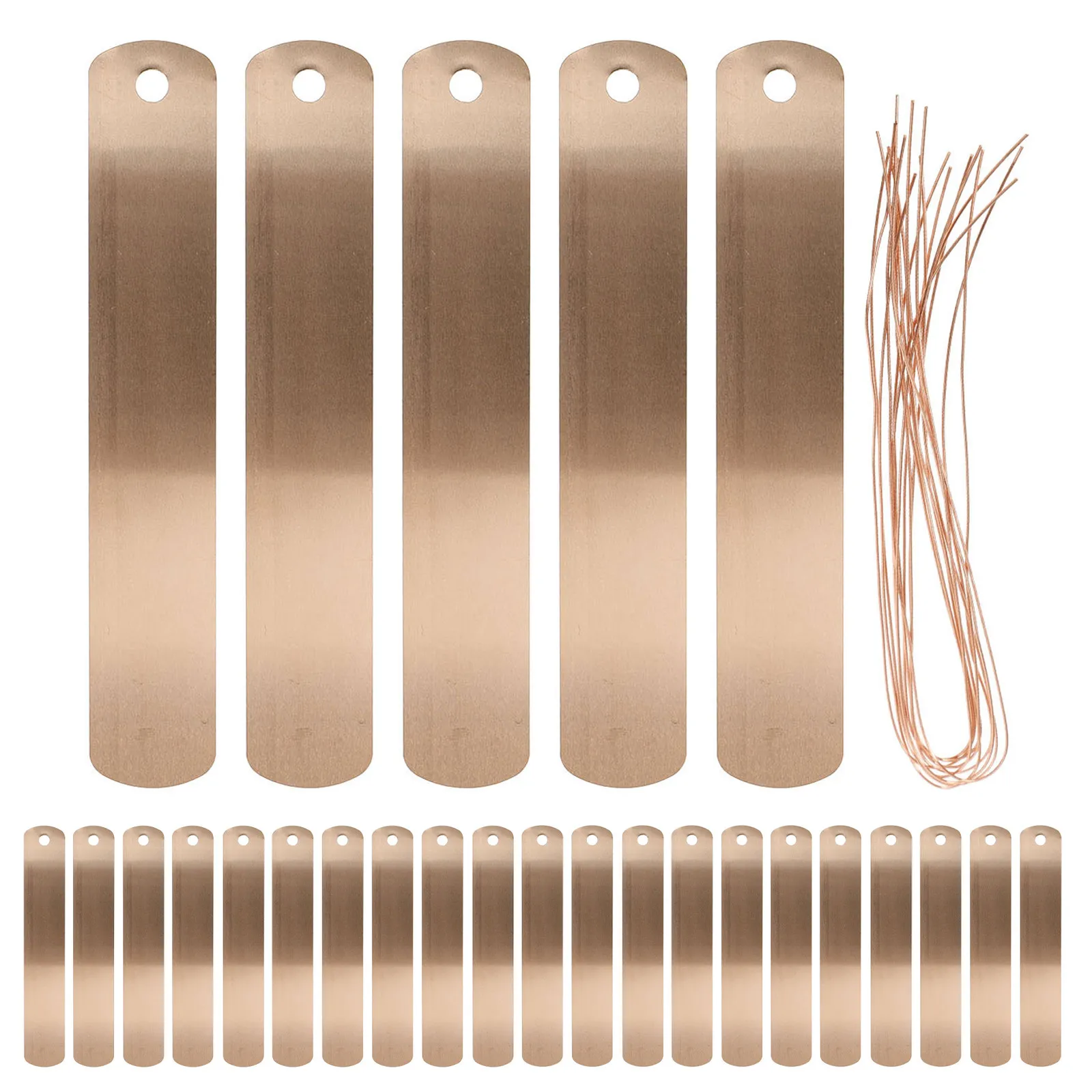 40Pcs Copper Garden Plant Labels Reusable Metal Markers for Outdoor Indoor Vegetable Flowers Writable Tags Plant Labels