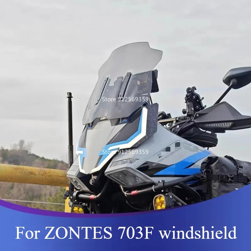 

For ZONTES 703F 703 F 703-F Motorcycle modified windshield front windscreen chest protector windproof rainproof board deflector