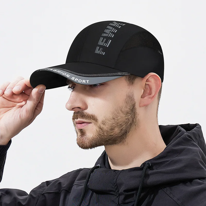 La tendencia de los gorras de red transpirables ultrafinas para hombres y mujeres: gorras de béisbol, gorras de pesca para acampar, gorras de golf, gorras Snapback son
