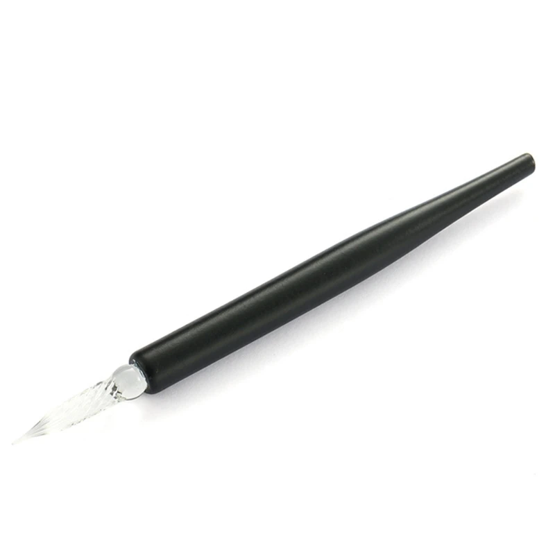 Verstellbarer schräger Kalligraphie-Dip-Pen-Feder halter Multi-Fit-Messing flansch Englisch Schräg spitz stift Schräg stift halter – Detail 3