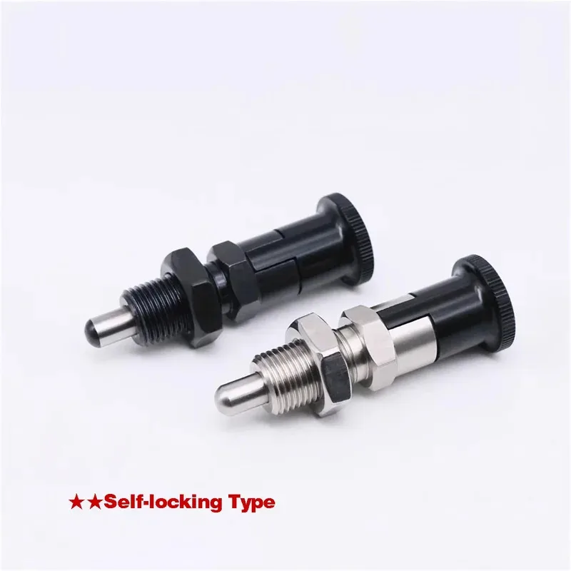 

Self Locking Spring Plunger Knob Plunger M6 M8 M10 M12 M16 Indexing Positioning Pin