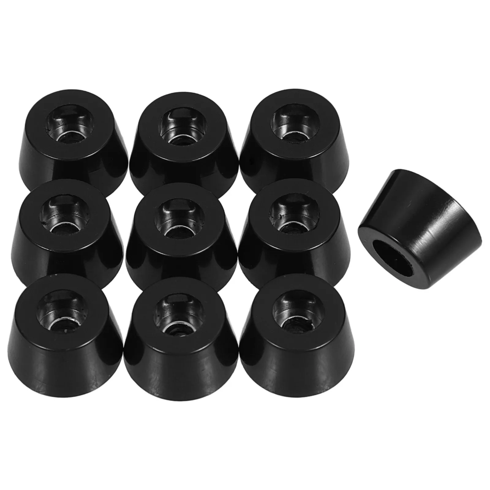 10Pcs Non Slip Washing Machine Foot Pads Anti Vibration Mat Washer Dryer Furniture Riser Anti Skid Mat Screw in Bumper Thin