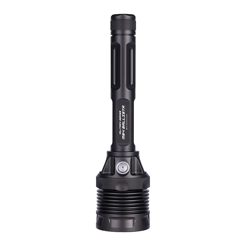 JETBeam M64 6800lumens ลําแสงระยะไกล 1200 เมตรไฟฉาย LED แบบชาร์จไฟได้รวมแบตเตอรี่ Li-Ion SBT 90 LED