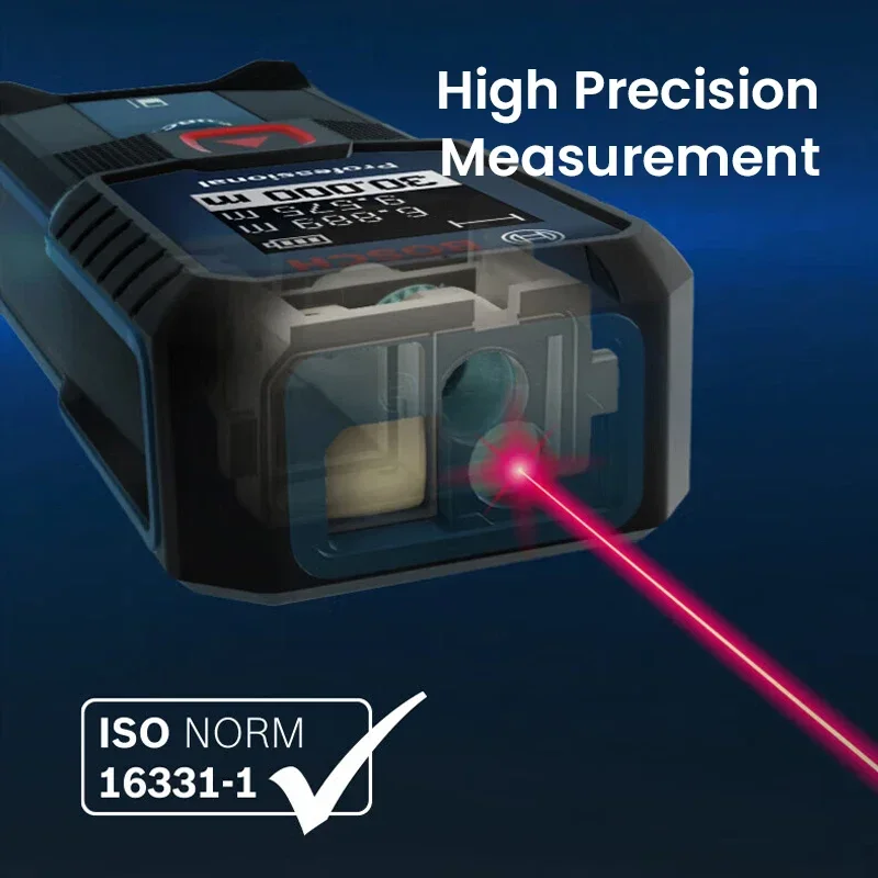 Imagem -04 - Bosch-laser Range Finder Medida Rangefinder Botão Duplo Alta Precisão Leve Tela Moderna Glm 3023