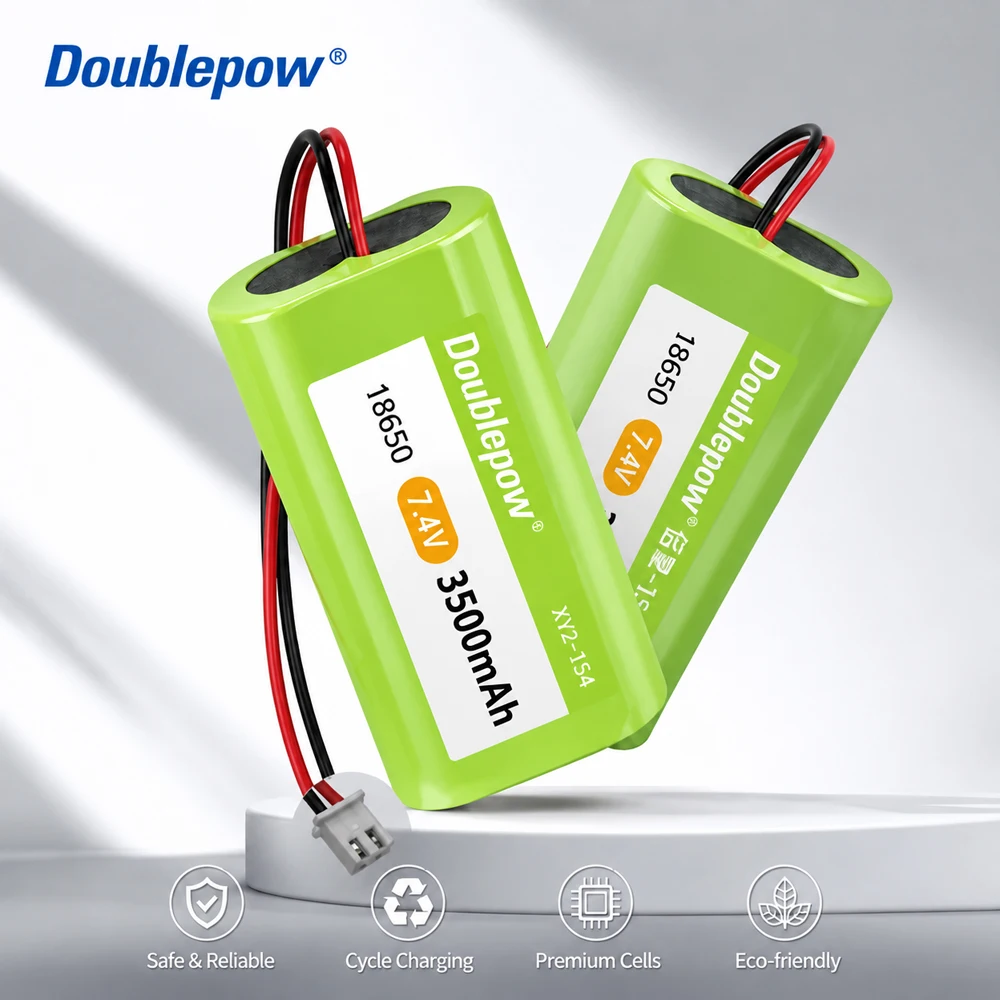 18650 7.4V 2200mAh3000mAh 3500mAh Rechargeable Lithium Battery Pack Suitable for Power Batteries in Electric Devices XH2.54 Plug