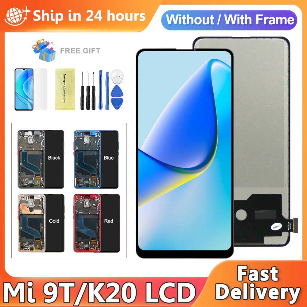 TFT For Xiaomi Mi 9T Pro / Mi 9T Lcd Display Digital Assembly Touch Screen For Redmi K20 / K20 pro Display Screen Replace Parts