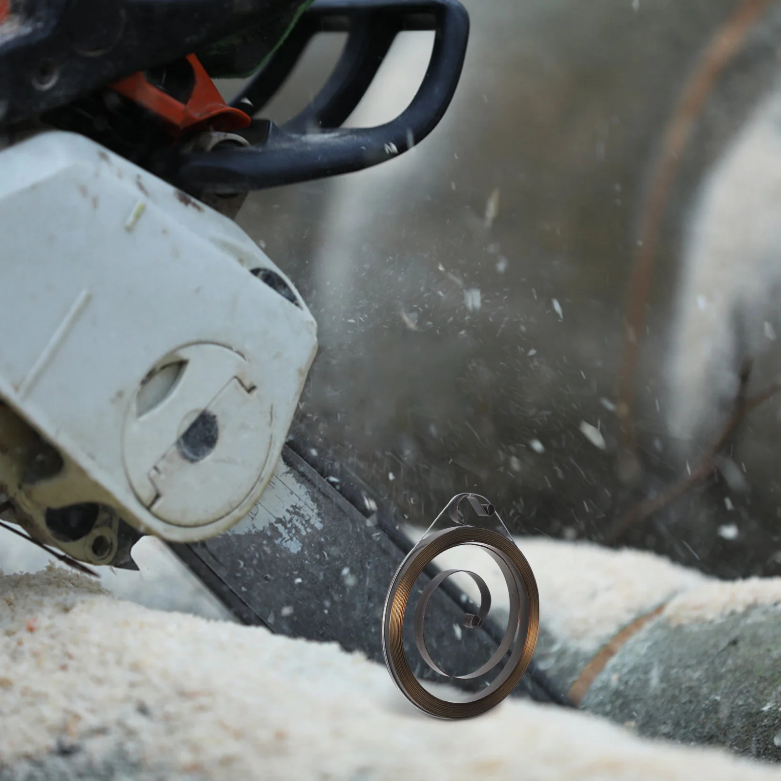 5Pcs Chainsaw Starter Spring Set Recoil Durable Replacement Smooth Startup Reliable Performance Trigger Repair Hardware