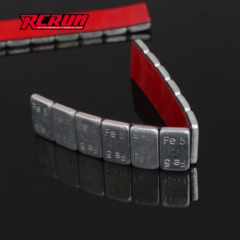 12pcs Metal Weight Wheel/chassis Weight Bars for 1/10 RC Crawler Car Traxxas TRX4 Defender TRX6 AXIAL SCX10 II 90046 RC4WD D90