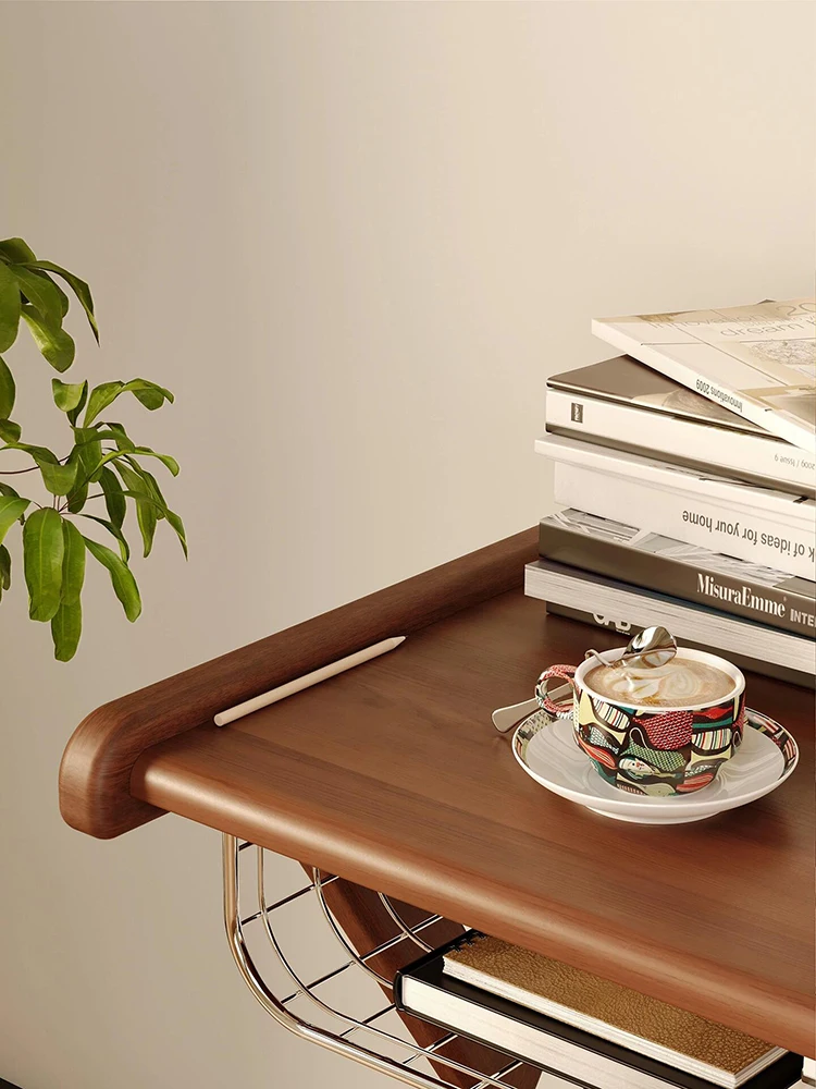 Retro medieval solid wood desk computer table room bedroom home study workbench