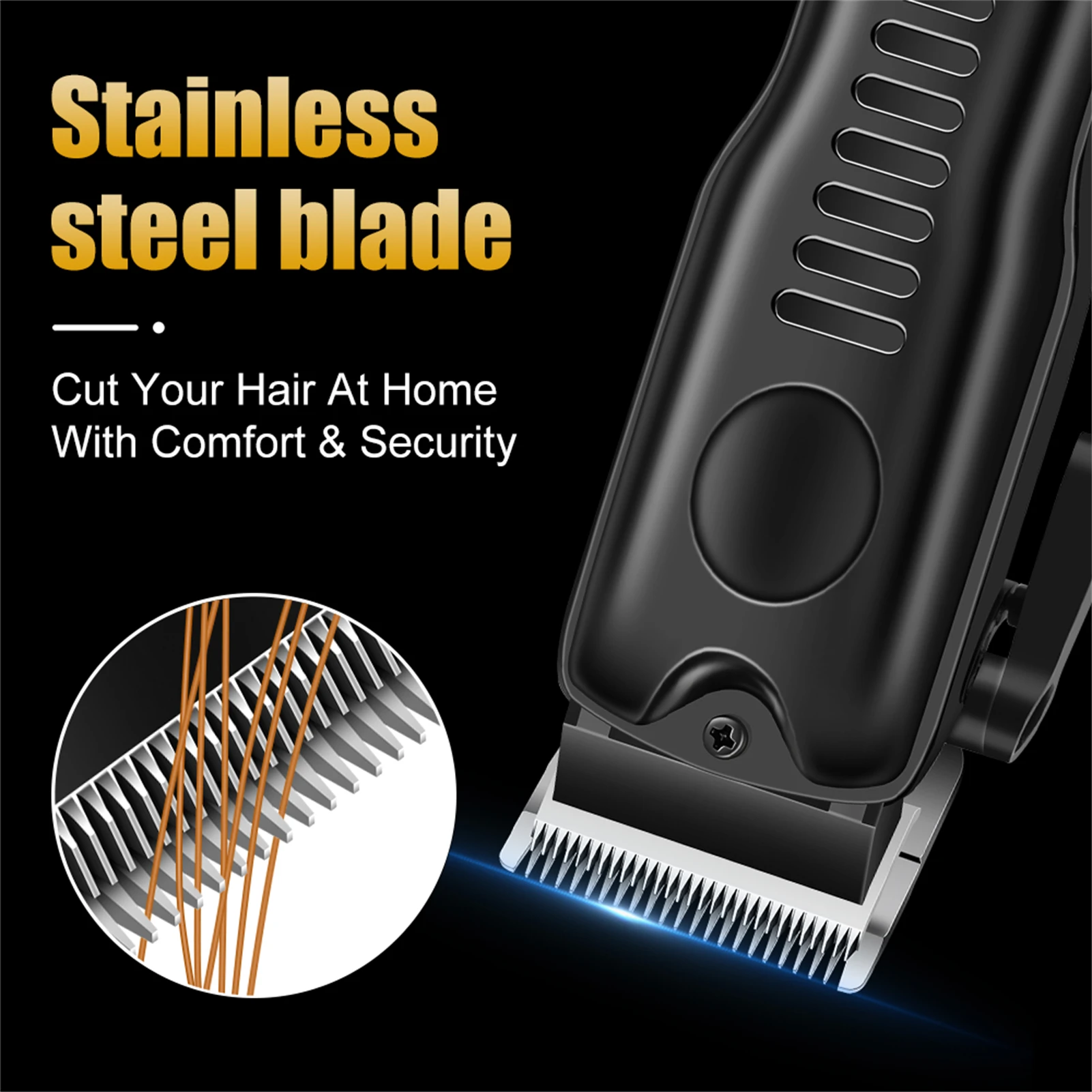 Portable Cordless Hair Clipper Professional Men's Hair Beard Trimmer High Power Barber Grooming Hairdressing Cutting Machine