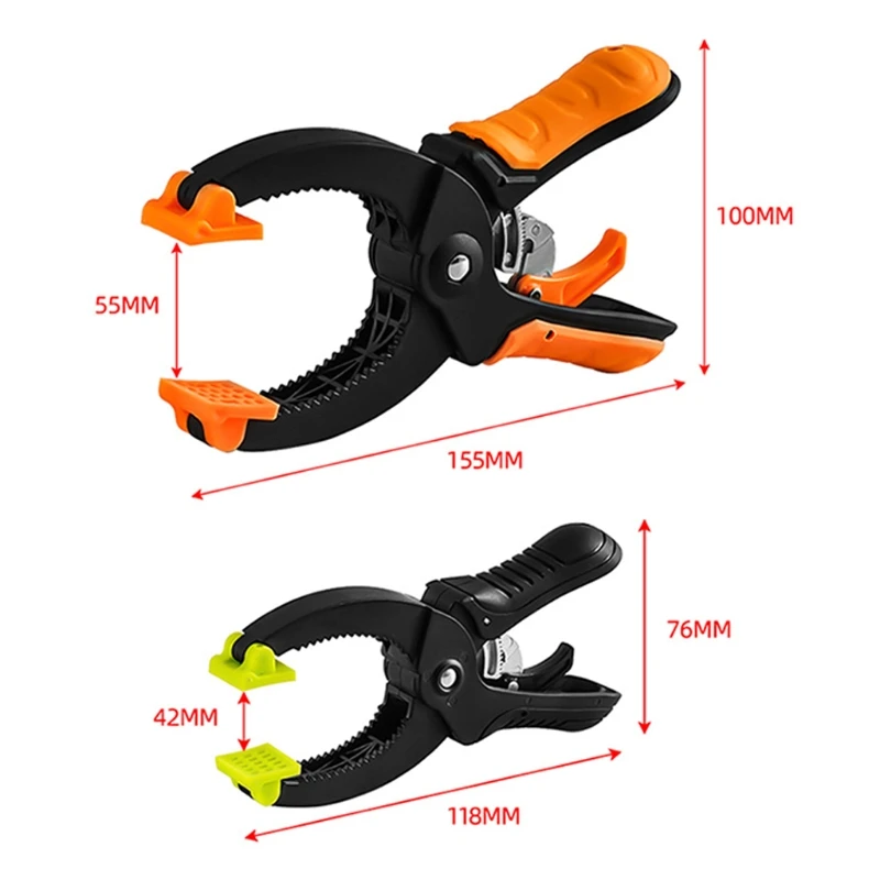 Professional 1.65" Spring Clamp Plastic Clips for Home Improvement Projects Photography and so on Drop Shipping