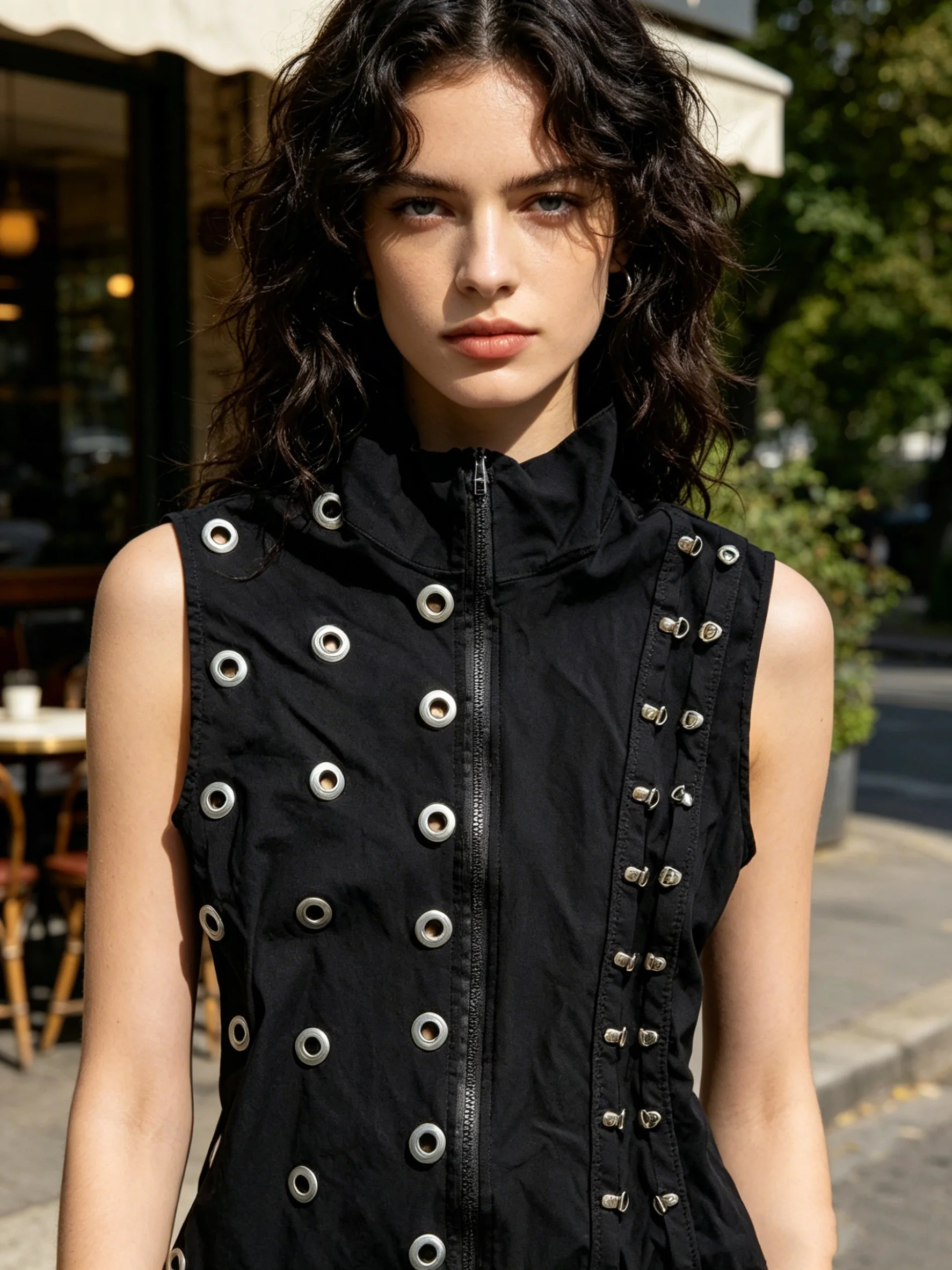 Summer Gothic Retro 2026 New Women's Slim Fit Sleeveless Vest Cross Border European and American High Street Trendy Vest