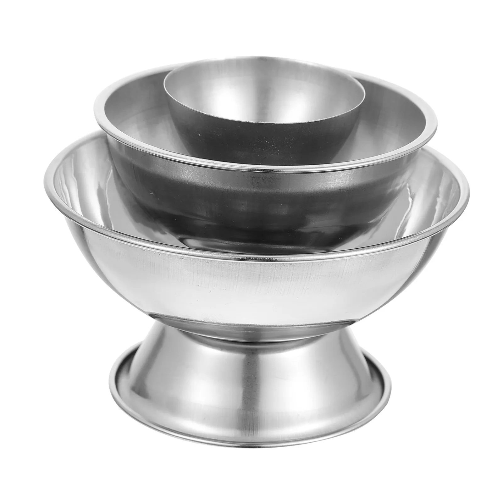 3Pcs Alum Bowl Jewelry Melting Bowl Gold Casting Tool High Quality Resistant Easy Clean Multipurpose Use