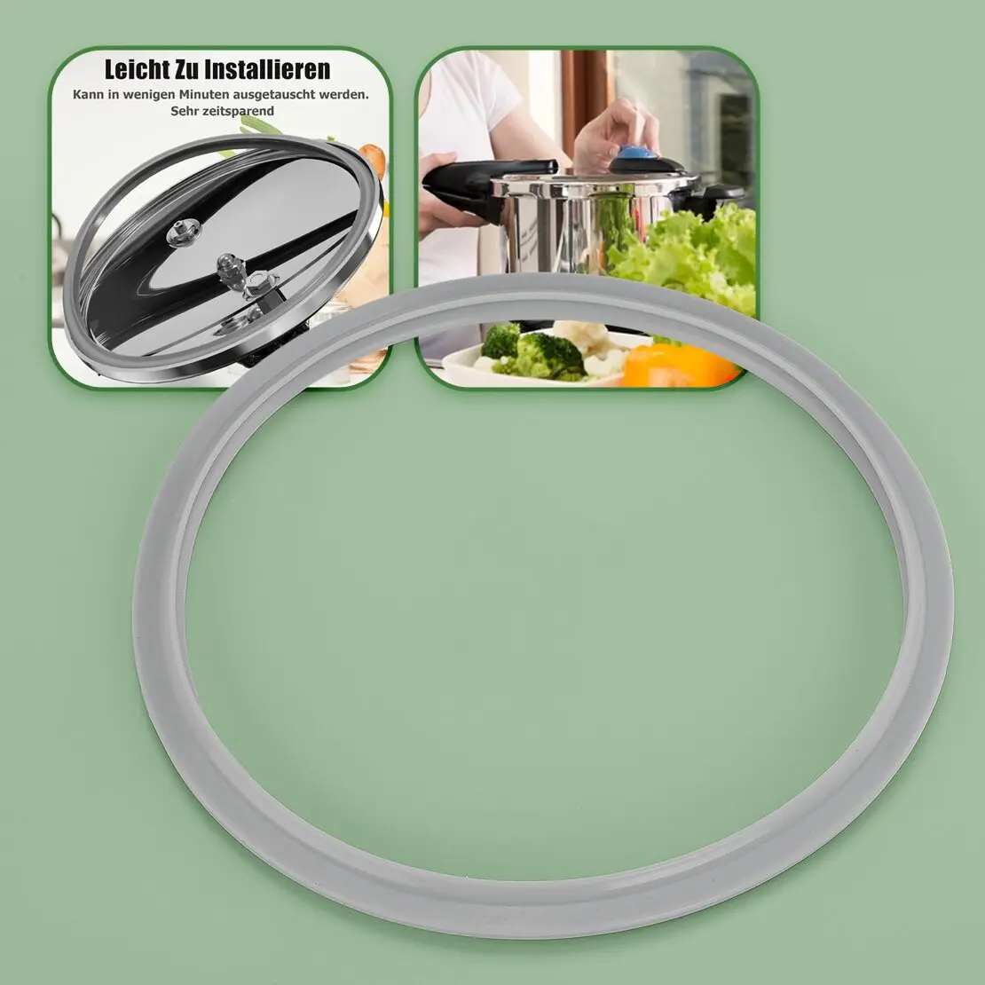 18cm Silicone Sealing Ring Gasket Washer Seal O-Ring for Pressure Cooker Pot Lid
