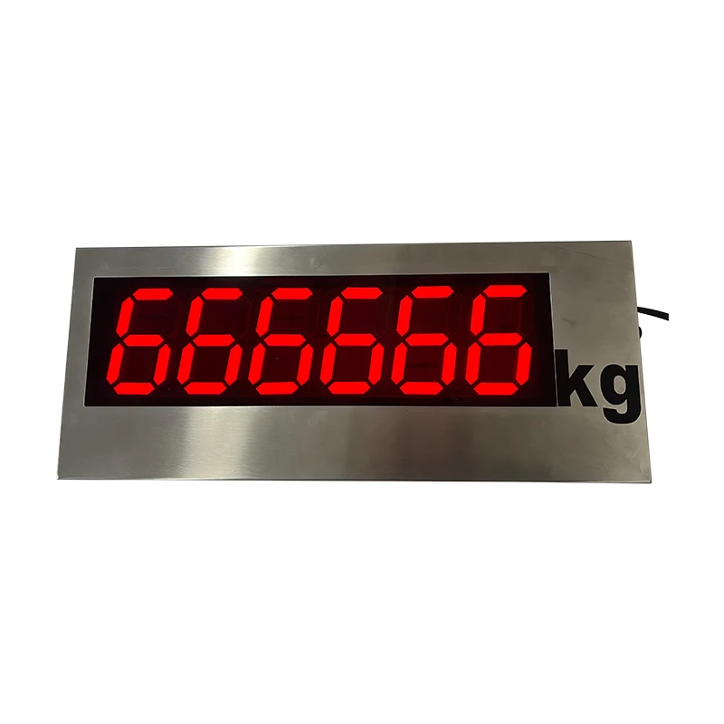 CX-5 Inch Stainless Steel Large Remote Outdoor Display for Floor, Platform & Truck Scale