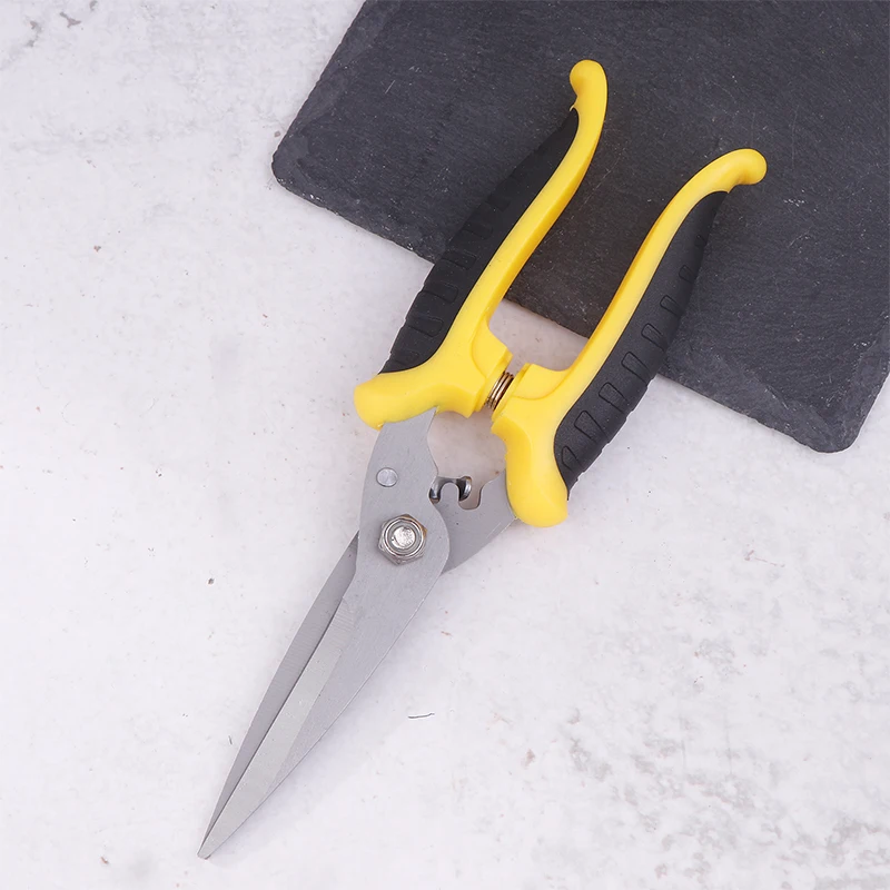 1PC Stainless Steel Electrician Scissors Multifunction Hand Tool For Cutting Wire Groove And Thin Steel Plate