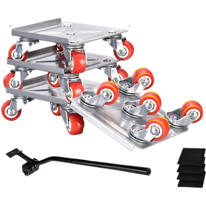 

A04I Перемещение тяжелой мебели 5-колесные мебельные перемещения с запирающимися колесами Нагрузочный подъемник Набор инструментов для перемещения с противоскользящей накладкой для дома
