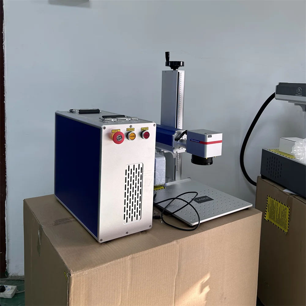JPT Mopa Fiber Laser Marking Cutting Machine 3D Relief Deep Engraving for All Metal 200W Fiber Laser Deep Engraver