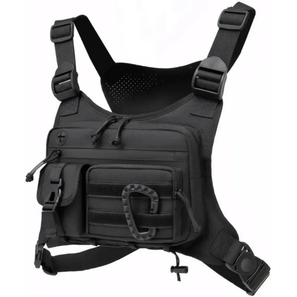 AliExpress NYXIA Men's Vest Outdoor Tactical MOLLE Chest Bag Chest Pack for Cycling Bags Running Front Chest Bag EDC Sports Vest Bag