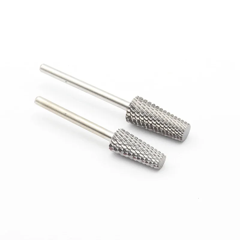 Nuevo 1 Uds. Taladro eléctrico profesional de cabeza plana para decoración de uñas, herramienta de manicura y pedicura, accesorios, broca de carburo para uñas