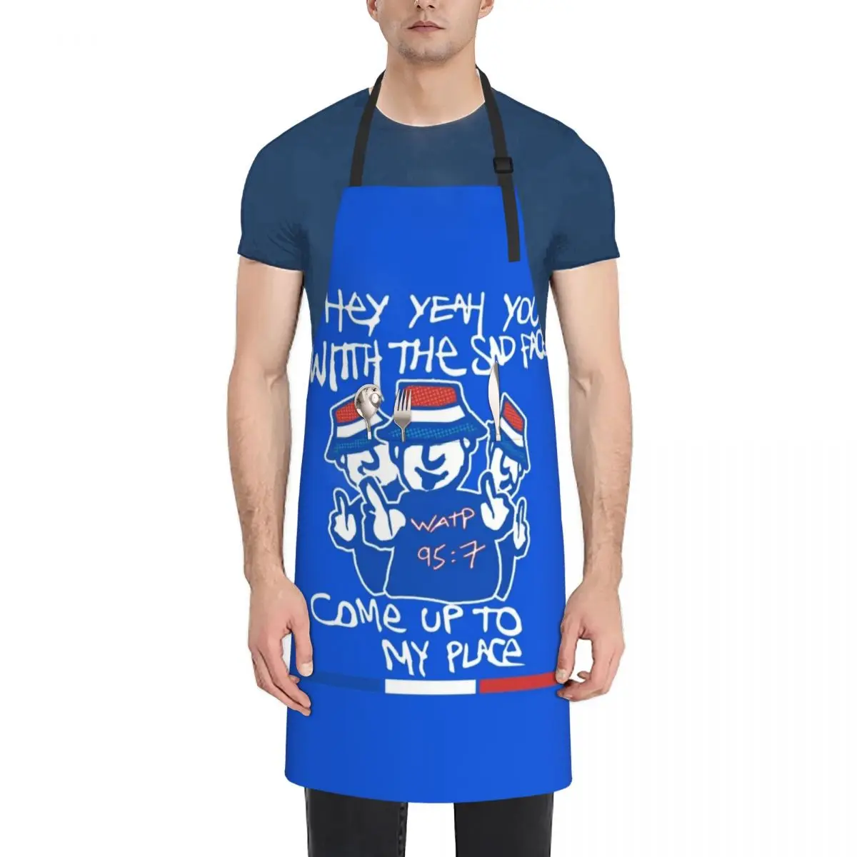 

Glasgow Rangers Graffiti - Live It Up Apron Art For Cosmetologist Utensils For Kitchen Home and kitchen products Apron