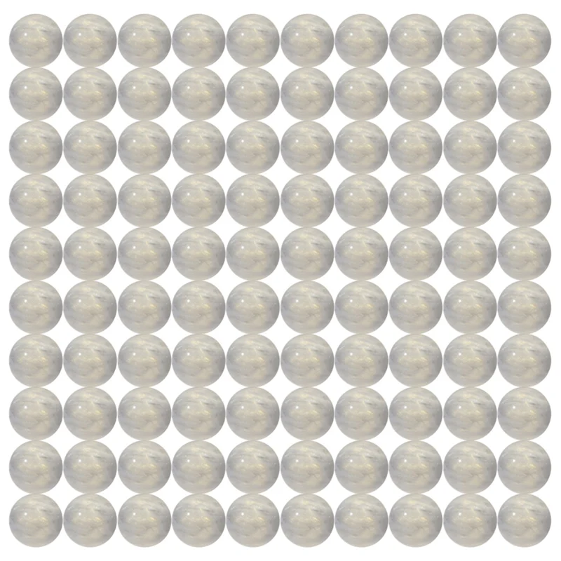 

AOA-Прочные круглые бусины из смолы, комплект из бисера, аксессуары для ожерелья, серый цвет