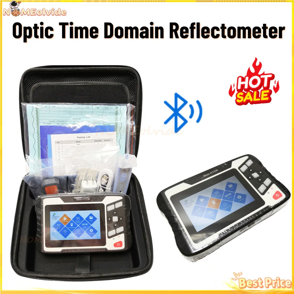 

Мини-OTDR оптоволоконный активный тестовый рефлектометр с сенсорным экраном VFL OLS OPM тестер кабеля Ethernet 1610 нм 1550 нм 24 дБ