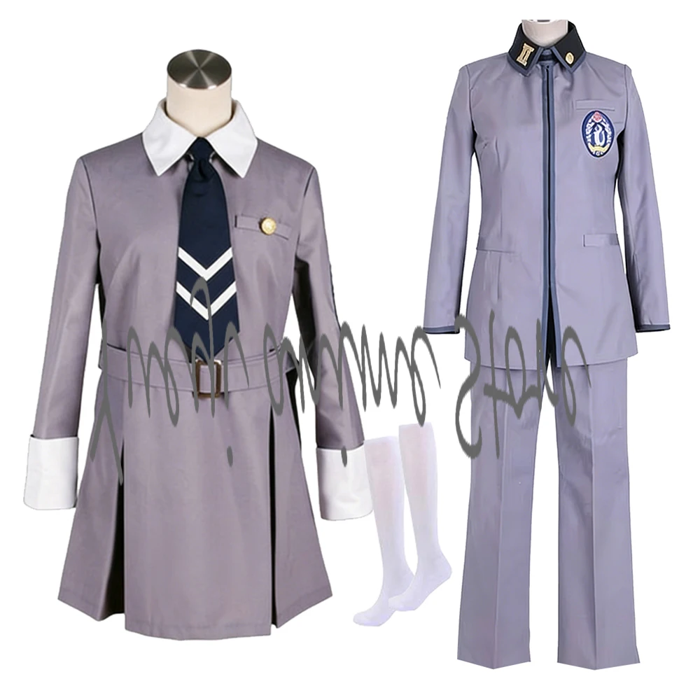 

Индивидуальный костюм для косплея по аниме «Святой Гермелин», школьная форма, полный комплект, наряд для вечеринки на Хэллоуин для женщин и мужчин