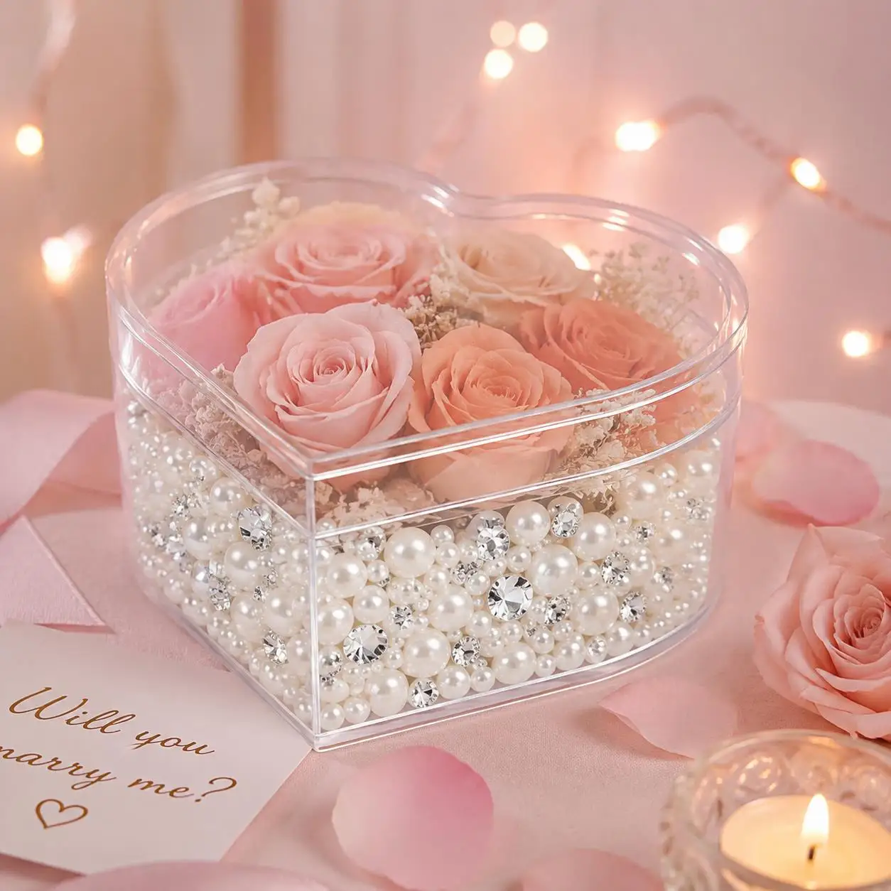 White Acrylic Pearl & Diamond Confetti – Shiny Round Gems for DIY Crafts, Party Decor, Photography Props & Home Decoration TMZ