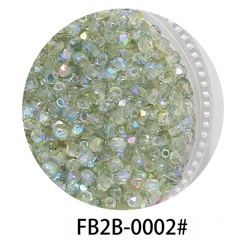 

PRECIOSA FirePolis 2 мм радужные огненные полированные чешские хрустальные бусины оптом для DIY ювелирных изделий