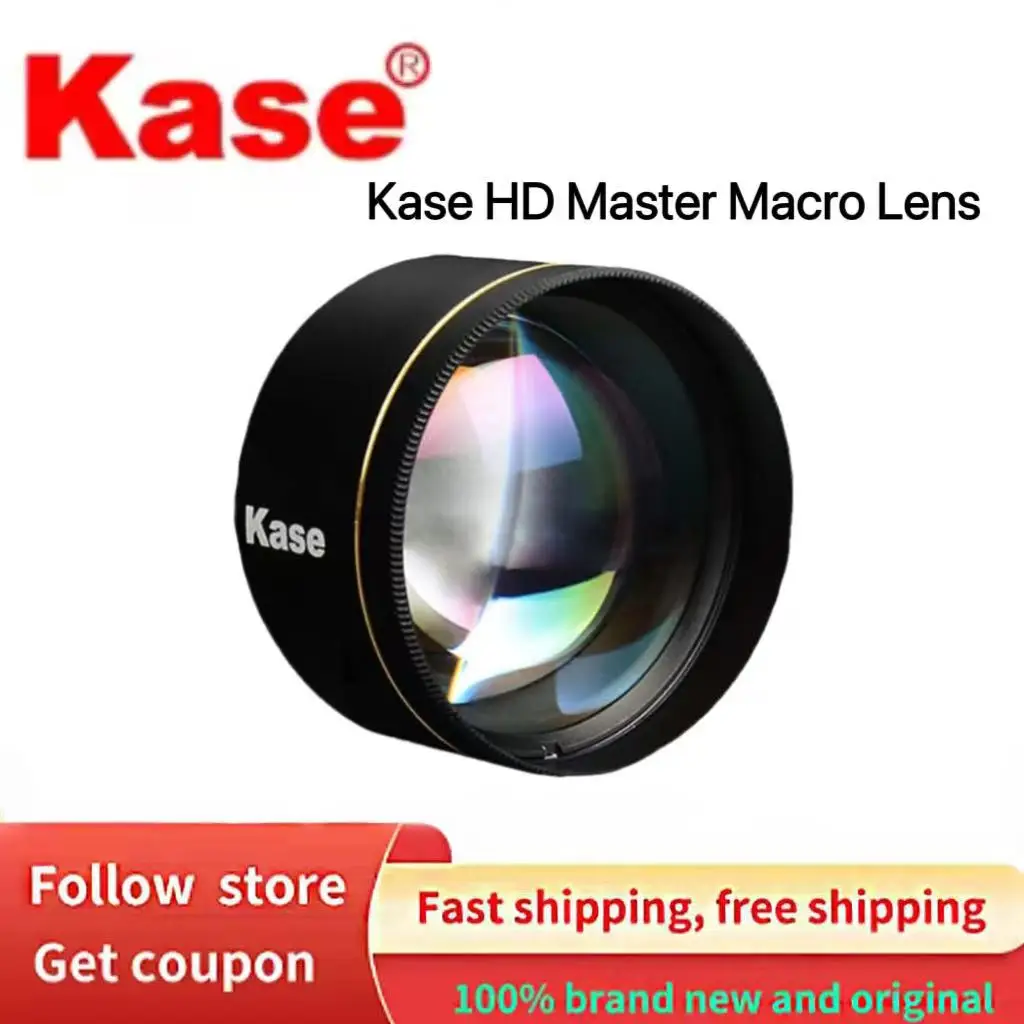 Kase HD Master Clip-On Macro Lens 40-85mm Working Distance Aluminum Alloy Universal Smartphone Lens for Plant Insect Jewelry Pho