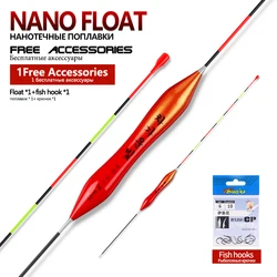 1PC Composite Nano Fishing Float Big Loading Lead Weight Buoy Fresh Water Bobber High Quality Fishing Accessories Tackles Tools