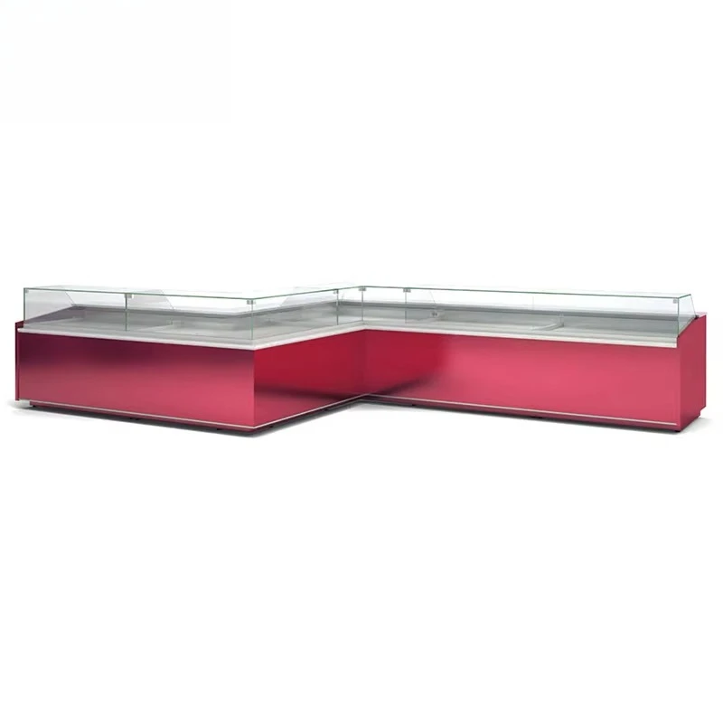 Customized Commercial Butchery Meat Shop Display Fridges Meat Deli Display Showcase Meat Preservation Fridge Wall Chiller