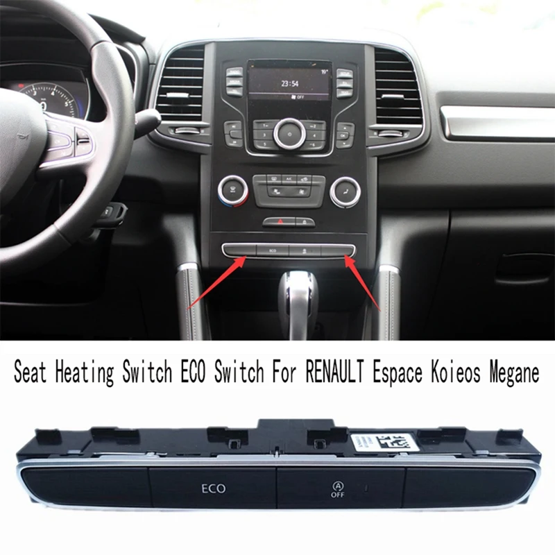 

Multifunction Seat Heating Switch ECO Switch For Renault Espace Koleos Megane 283E84929R