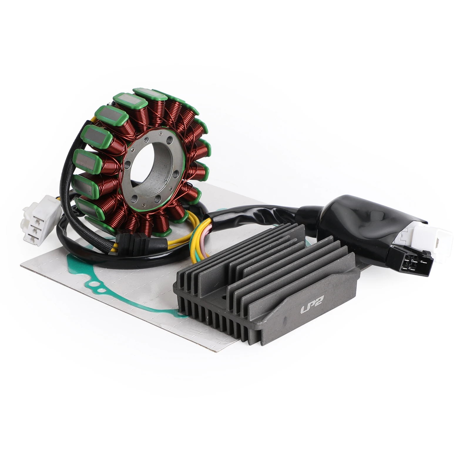 Artudatech الجزء الثابت المغناطيسي + مقوم الجهد + حشية لهوندا اعتراضية VFR800 V-Tec 02-13