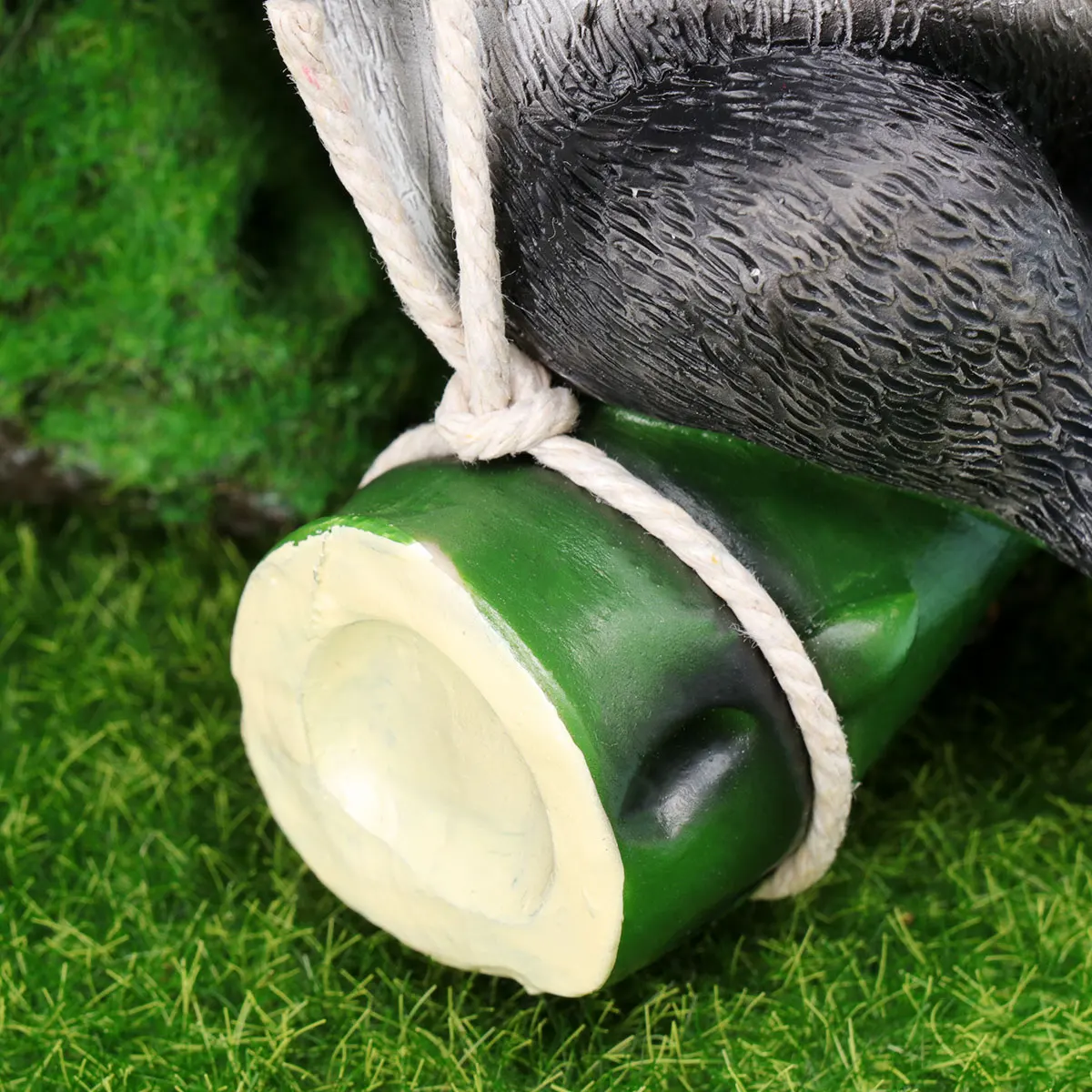 

Panda Wind Chime Resin Animal Design Bell Pendant Hanging for Garden Bedroom Door Size L Beautiful Sounds Decor