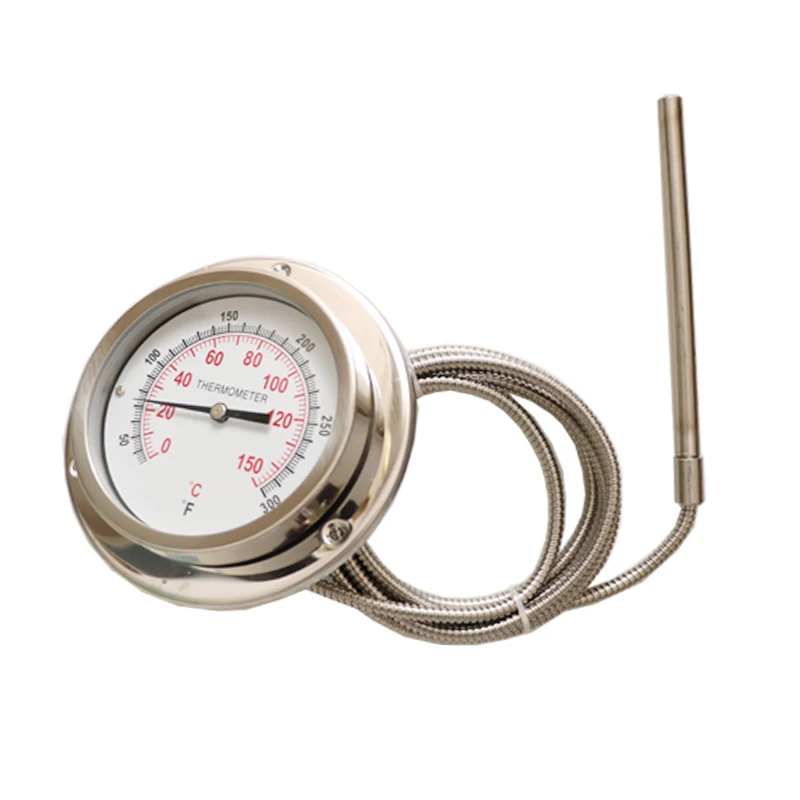 

Industrial 4 inch 0-60C g as filled remote reading capillary thermometer