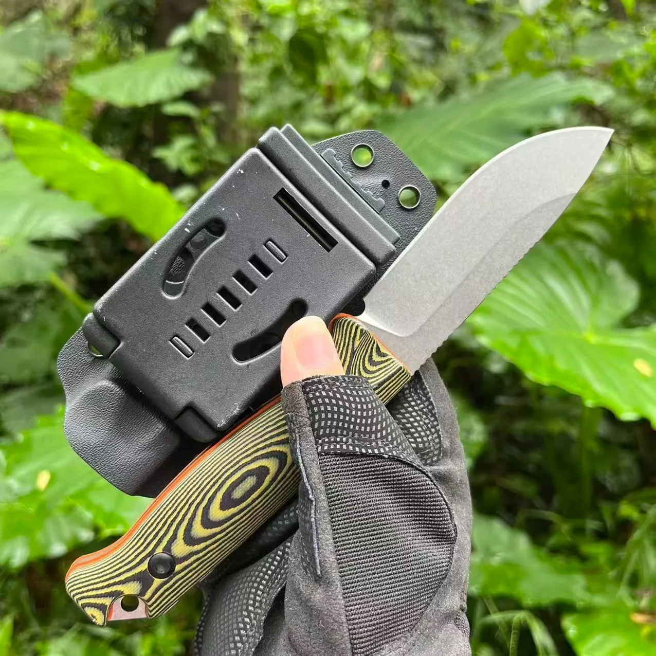 أدوات تكتيكية لصيد الغابة القتالية سكين مستقيم لمغامرة البرية مع غمد EDC سكاكين صيد للتخييم في الهواء الطلق