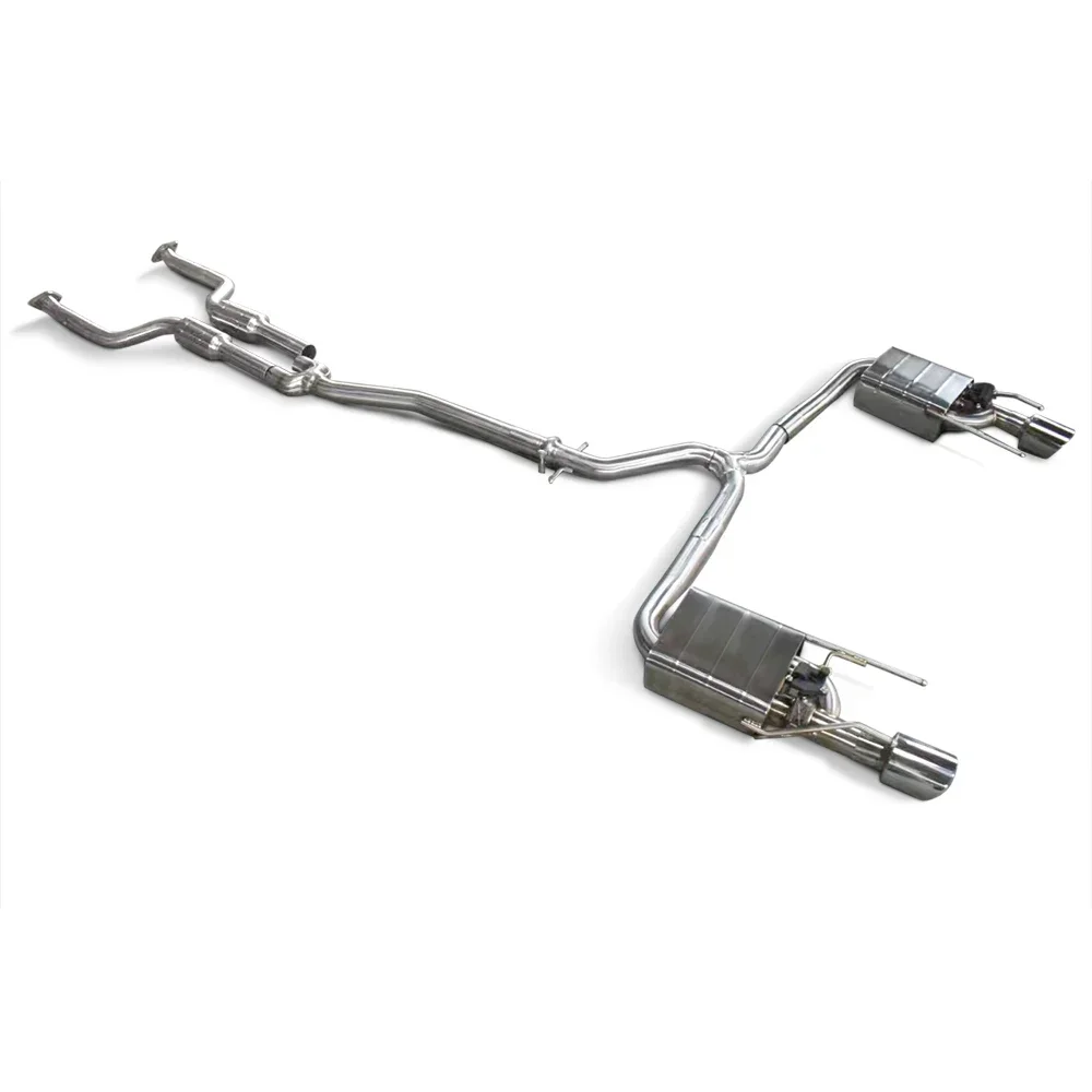 For IS250/IS300/IS350 2006-2011 with Valve Control Catback Exhaust Conversion High Performance Exhaust Conversion
