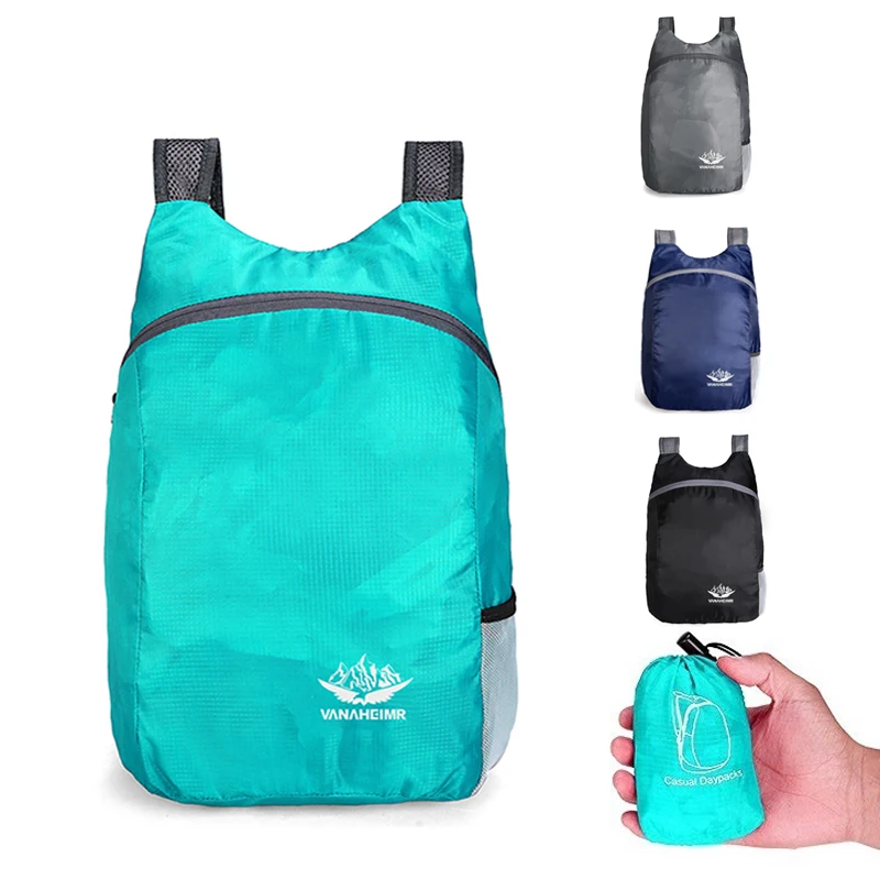 Outdoor lightweight Waterproof Folding Portable Bag, lightweight and Storable for Daily Travel Backpacks, Suitable for Both Men