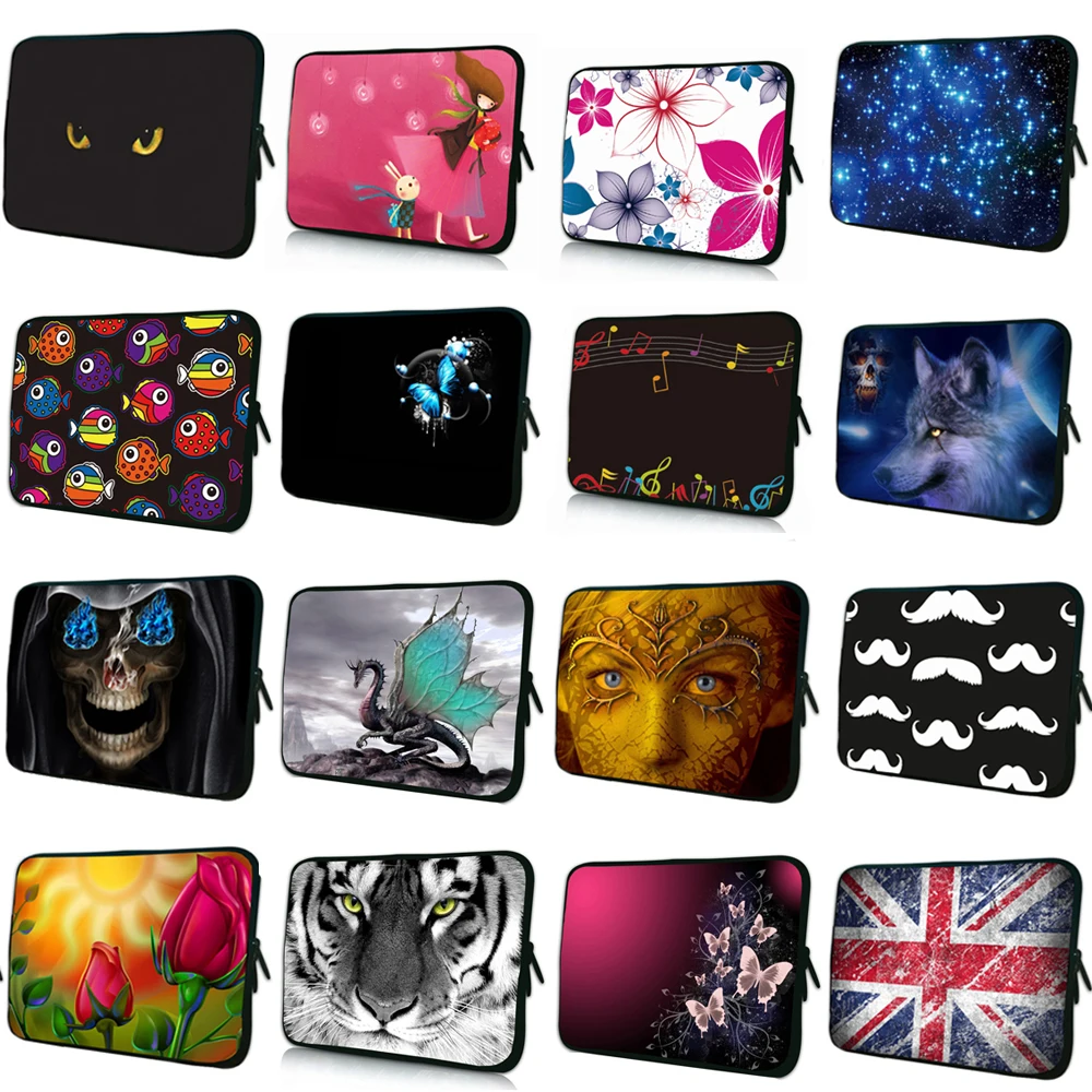 

Print Tablet Sleeve Bag Neoprene Cover Case Funda 7" 7.9" 9.7" 10.1" inch Tab Shckproof Pouch For Chuwi Hi 8.0 10.0 Xiaomi Tab 6