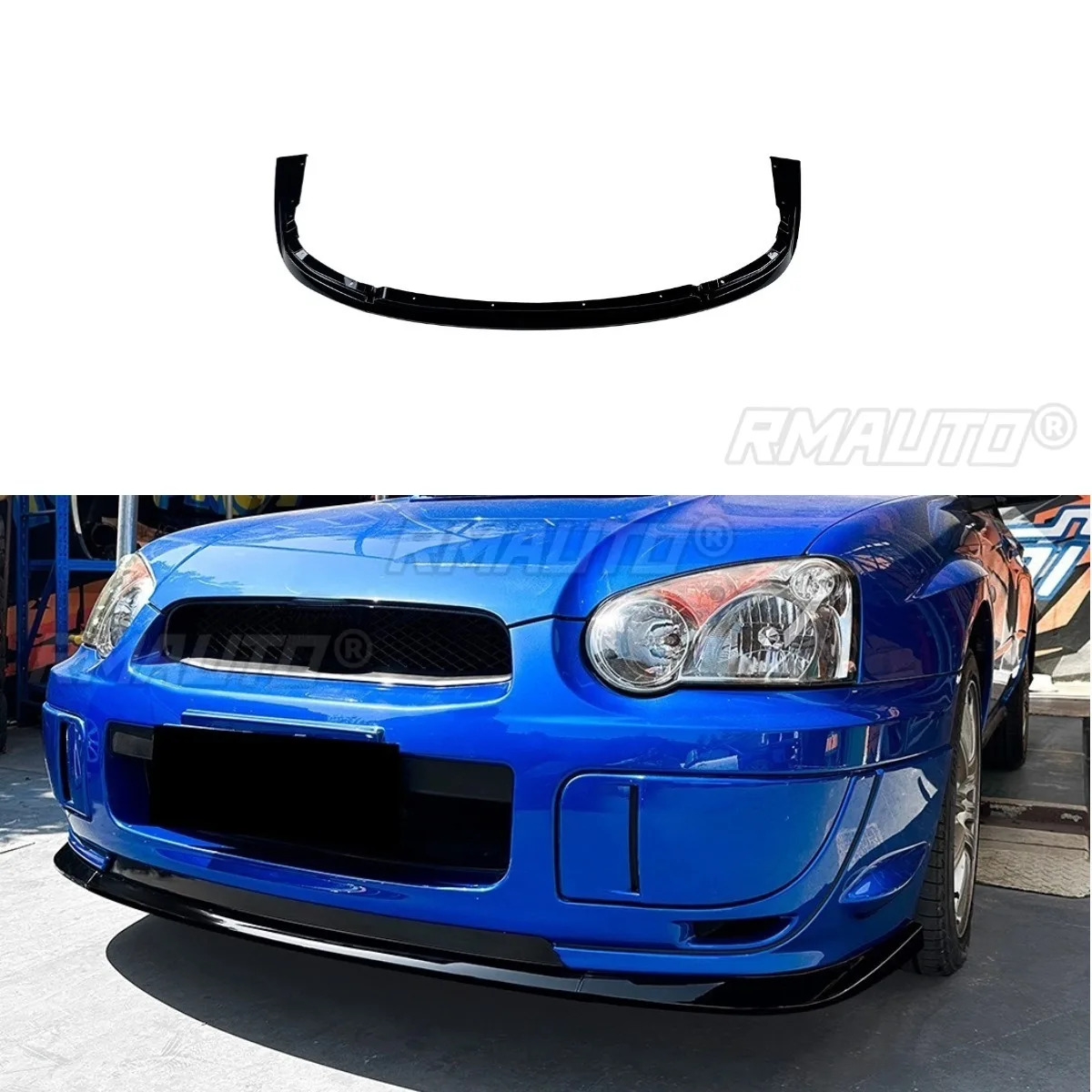 

For Impreza WRX STI Car Front Bumper Lip Splitter Diffuser Spoiler For Impreza WRX STI 2004-2005 Guard Cover Apron Body Kit