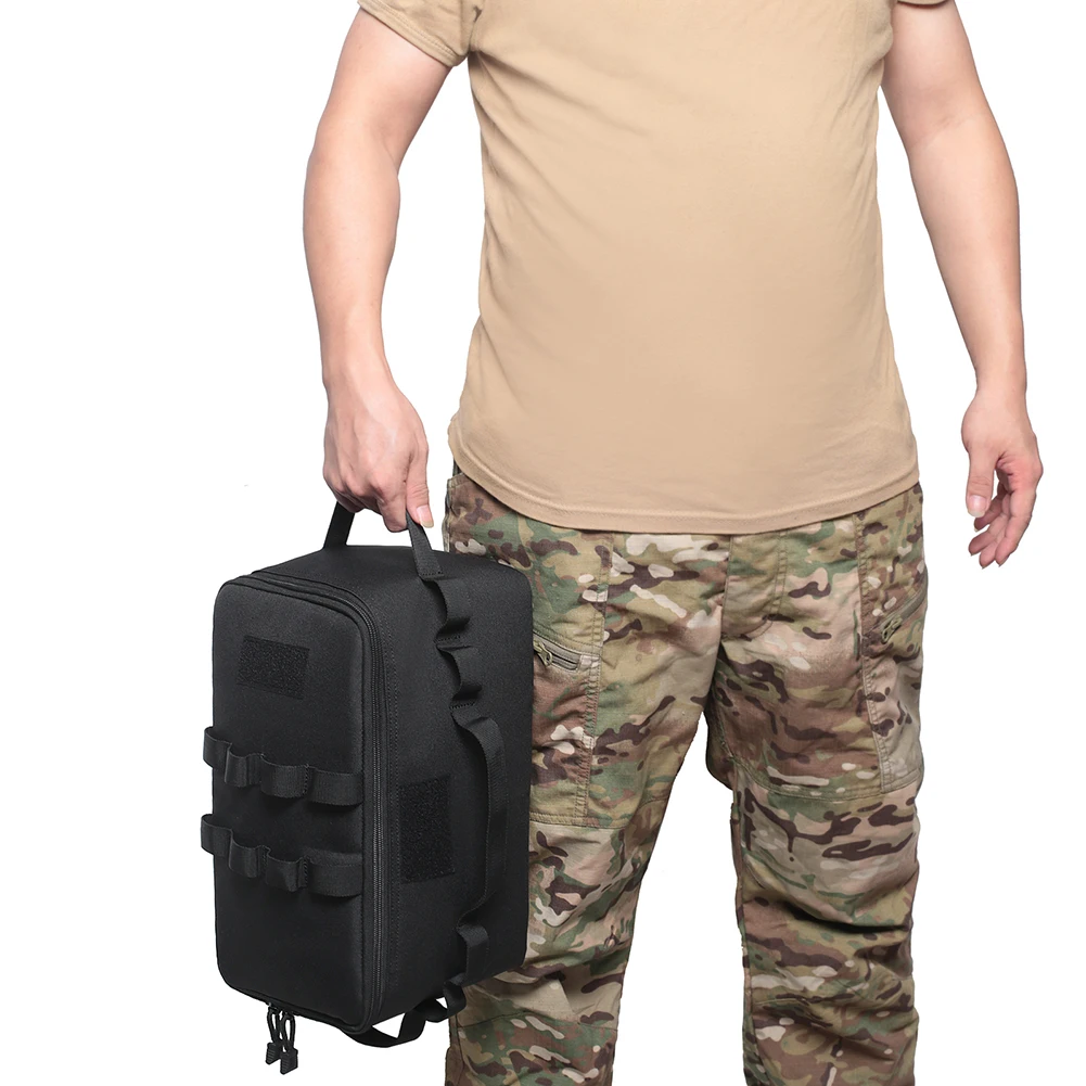 Tactical Pouch Storage Bag Large Capacity Practical Organizer Bags Multifunctional Gas Stove Canister Pot Carry Bags 600D Oxford