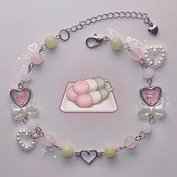 dango coquette inspired bracelet handmade Y2K