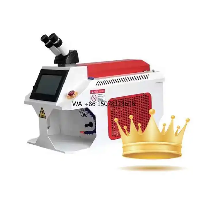 

High Quality Mini Spot Laser Welding Machine New Precision for Gold Silver Jewellery Repair Beautiful Hand Art Paintings